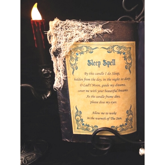 SLEEP and PSYCHIC SIGHT Spell to Open The Third Eye SpellBook Witch Decor - Picture 2 of 4